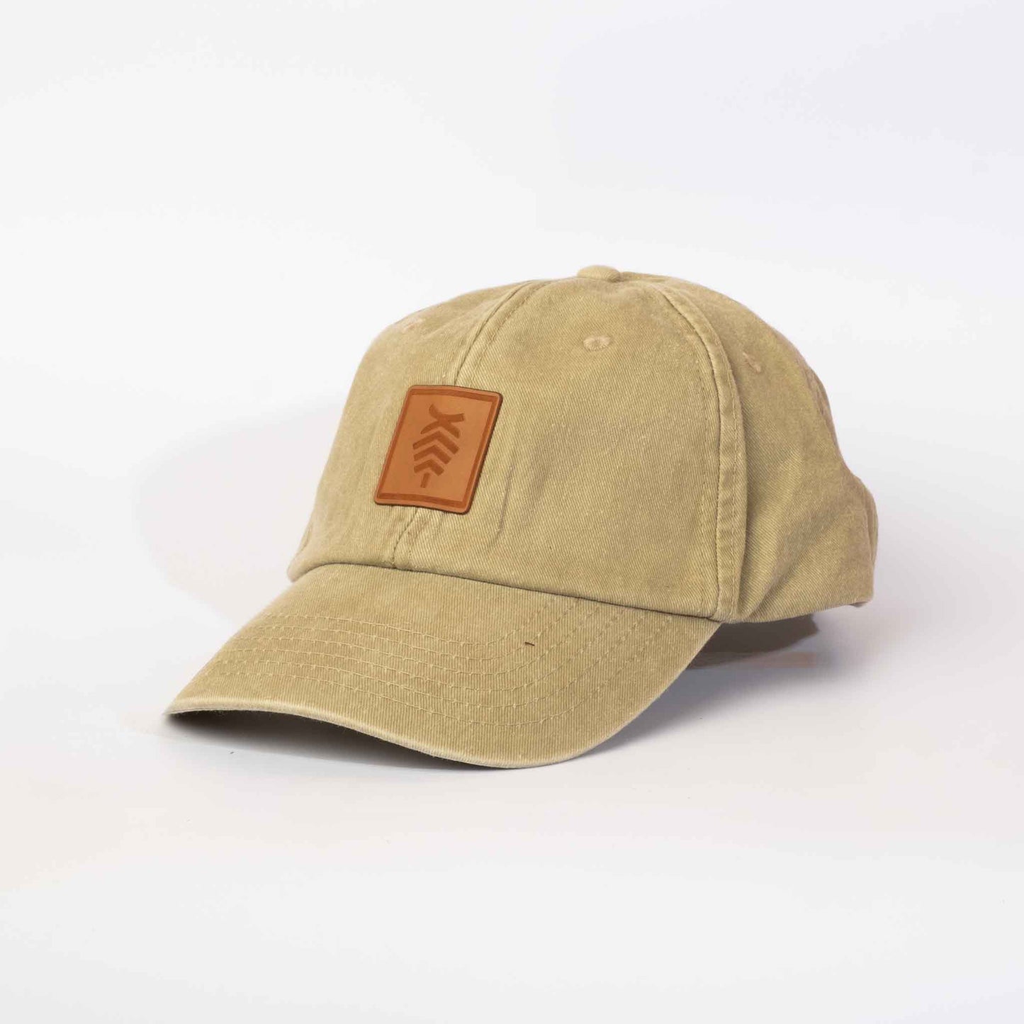 Low profile Vintage Cap | Stone / Leather