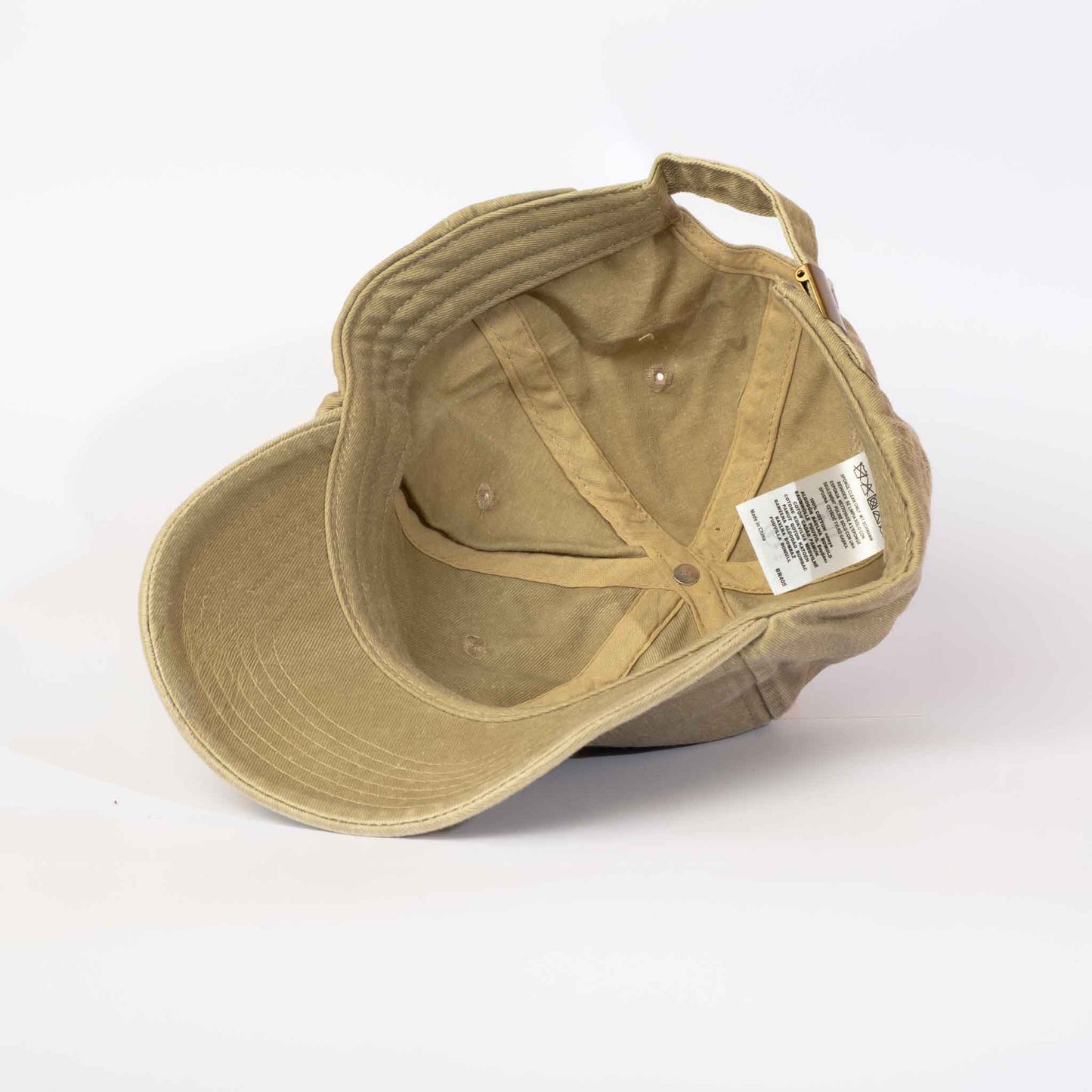 Low profile Vintage Cap | Stone / Leather
