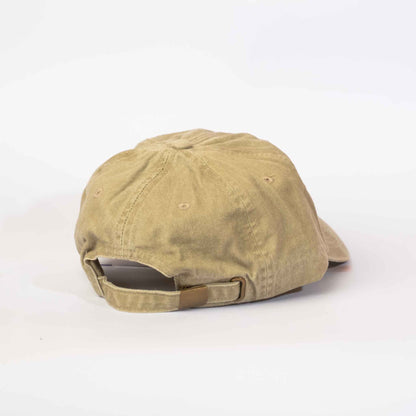 Low profile Vintage Cap | Stone / Text