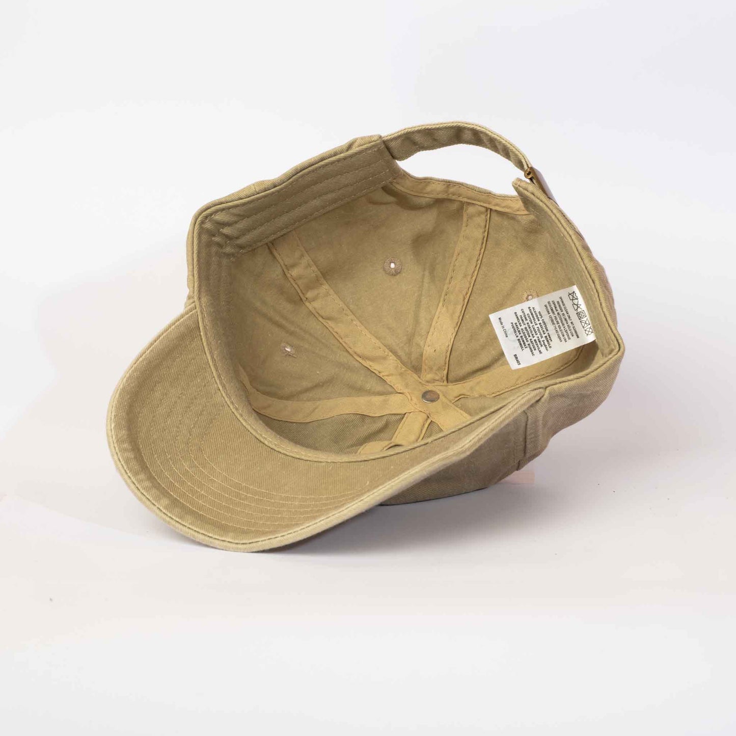 Low profile Vintage Cap | Stone / Text