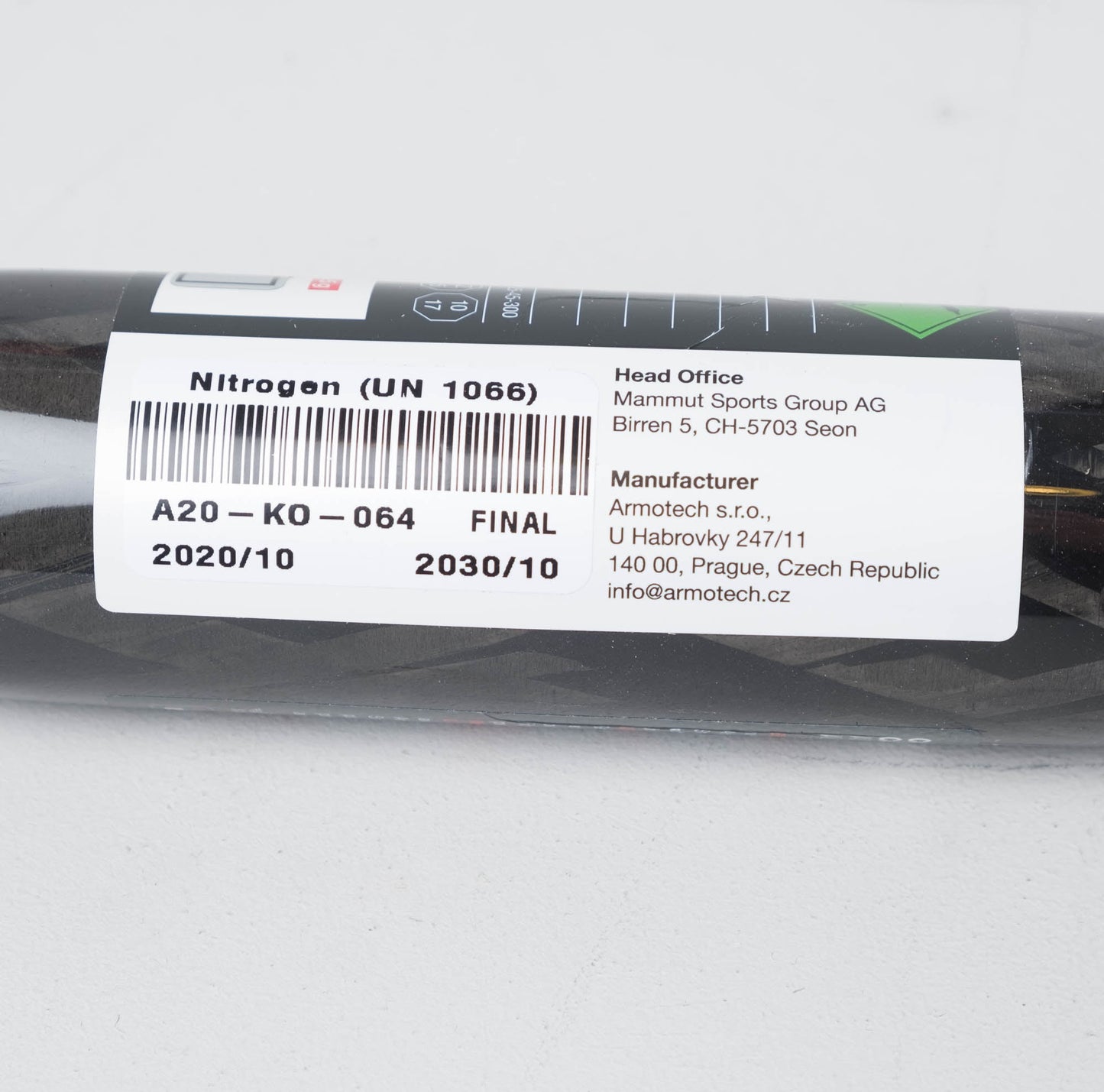 Carbon Cartridge 300 bar Non-Refillable