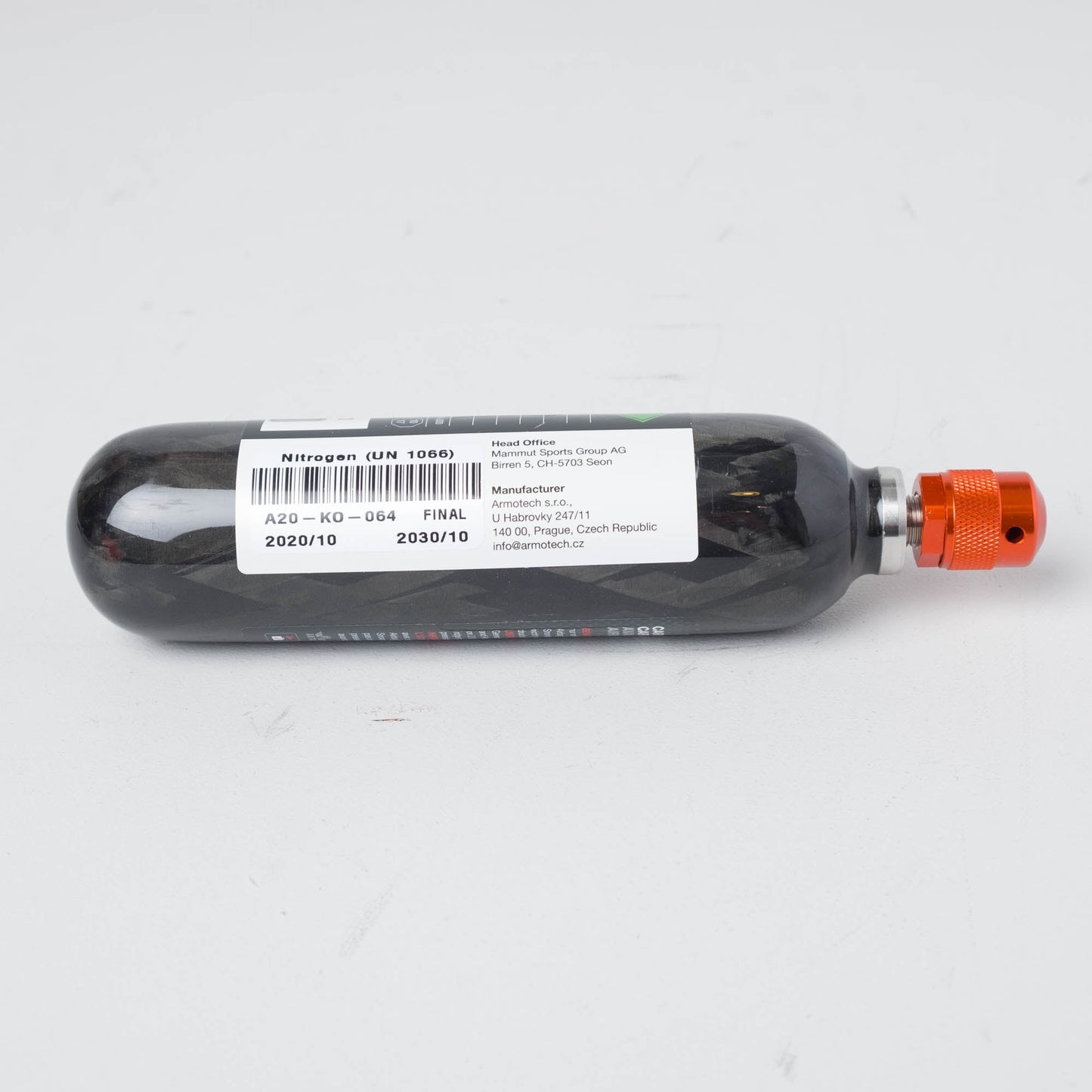 Carbon Cartridge 300 bar Non-Refillable