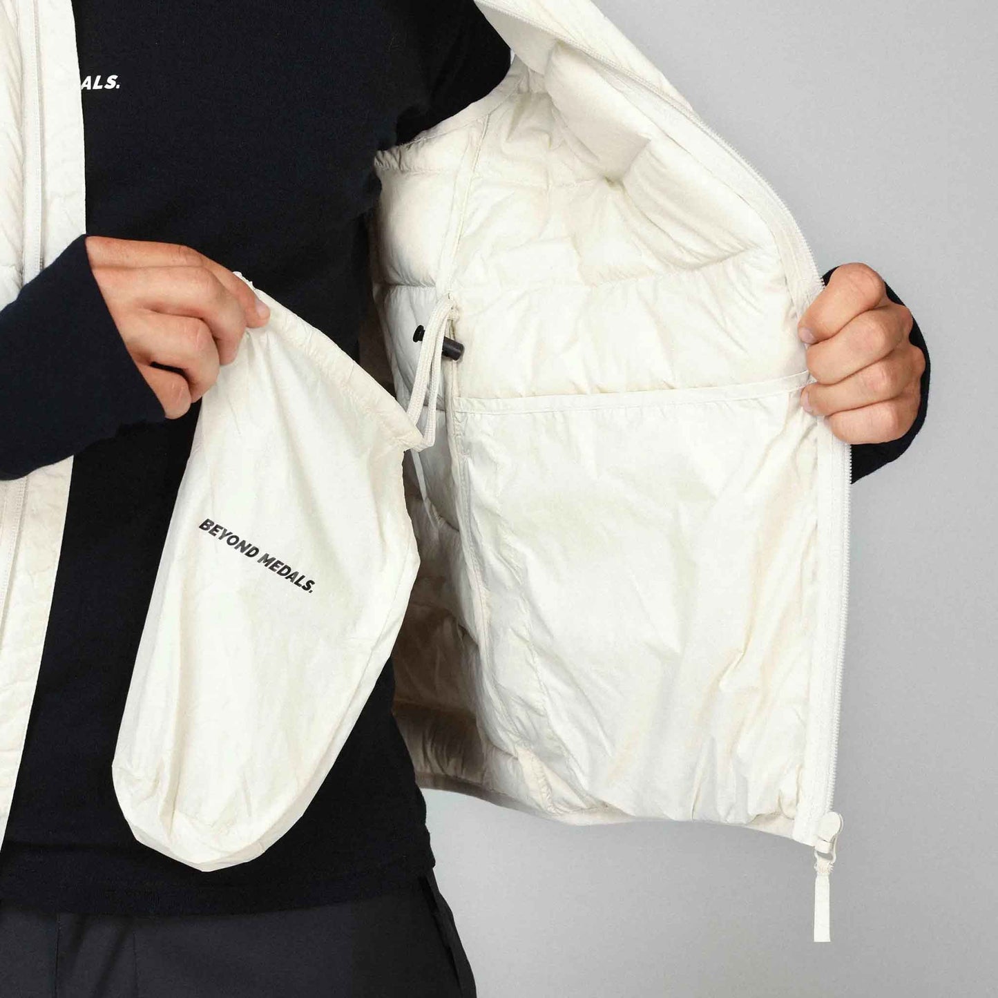 Packable Down Vest | Off White