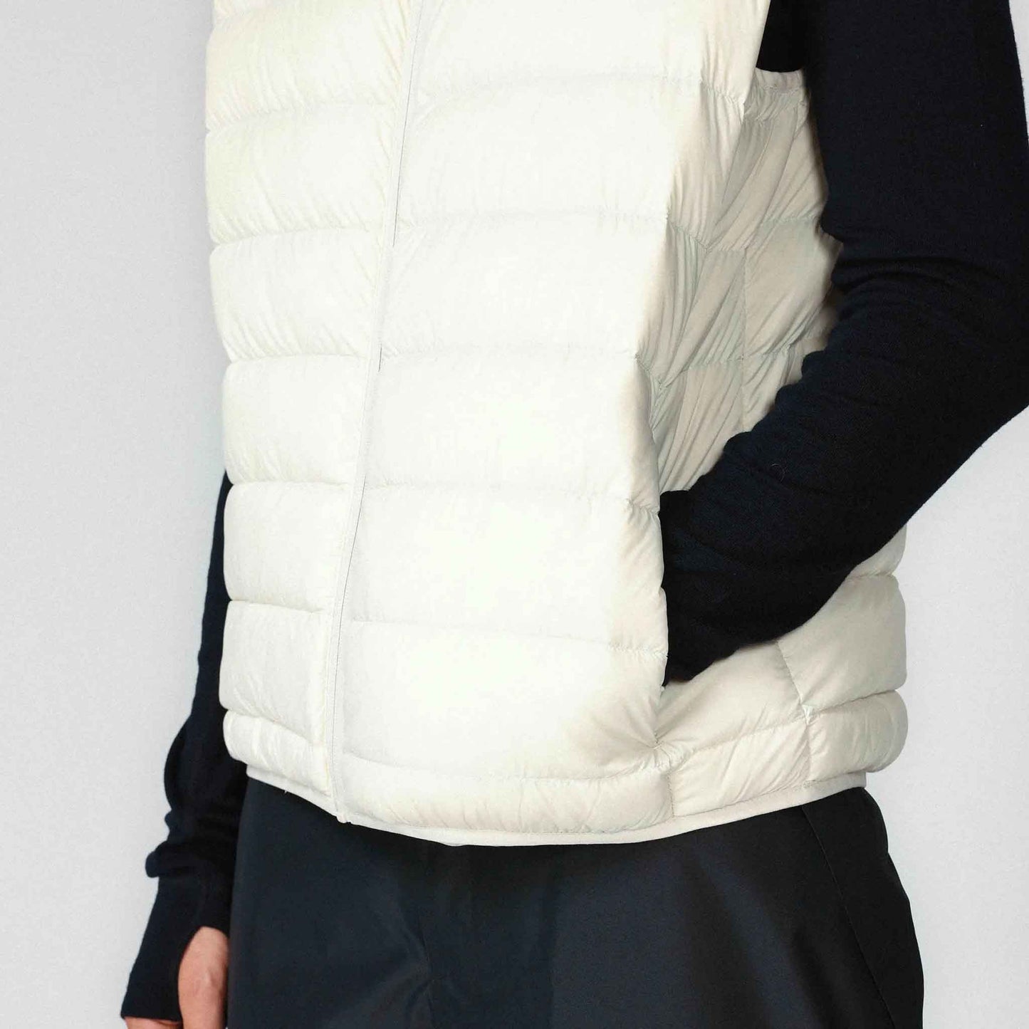Packable Down Vest | Off White