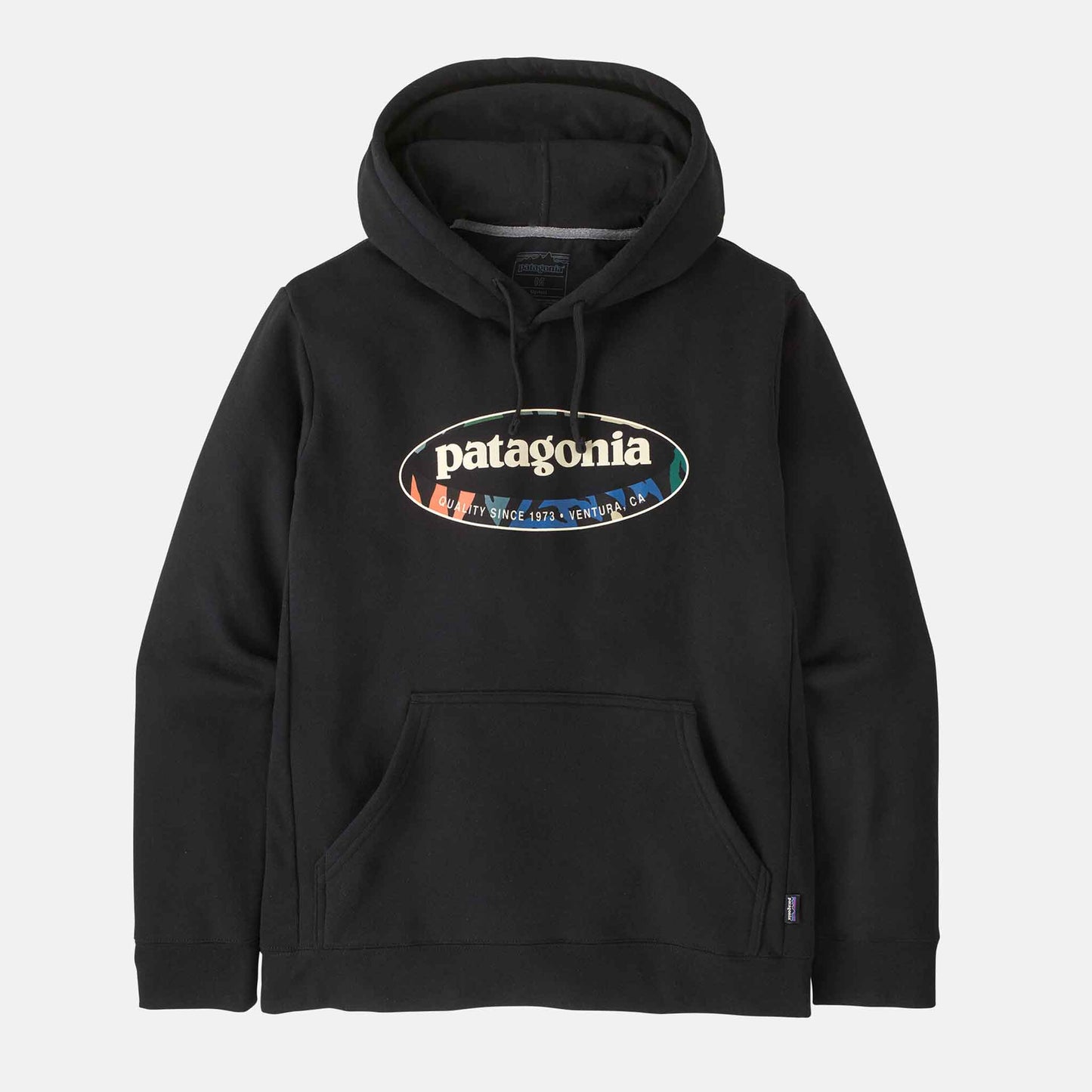 95 Oval Logo Uprisal Hoody | Black Kaleido
