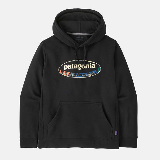 95 Oval Logo Uprisal Hoody | Black Kaleido