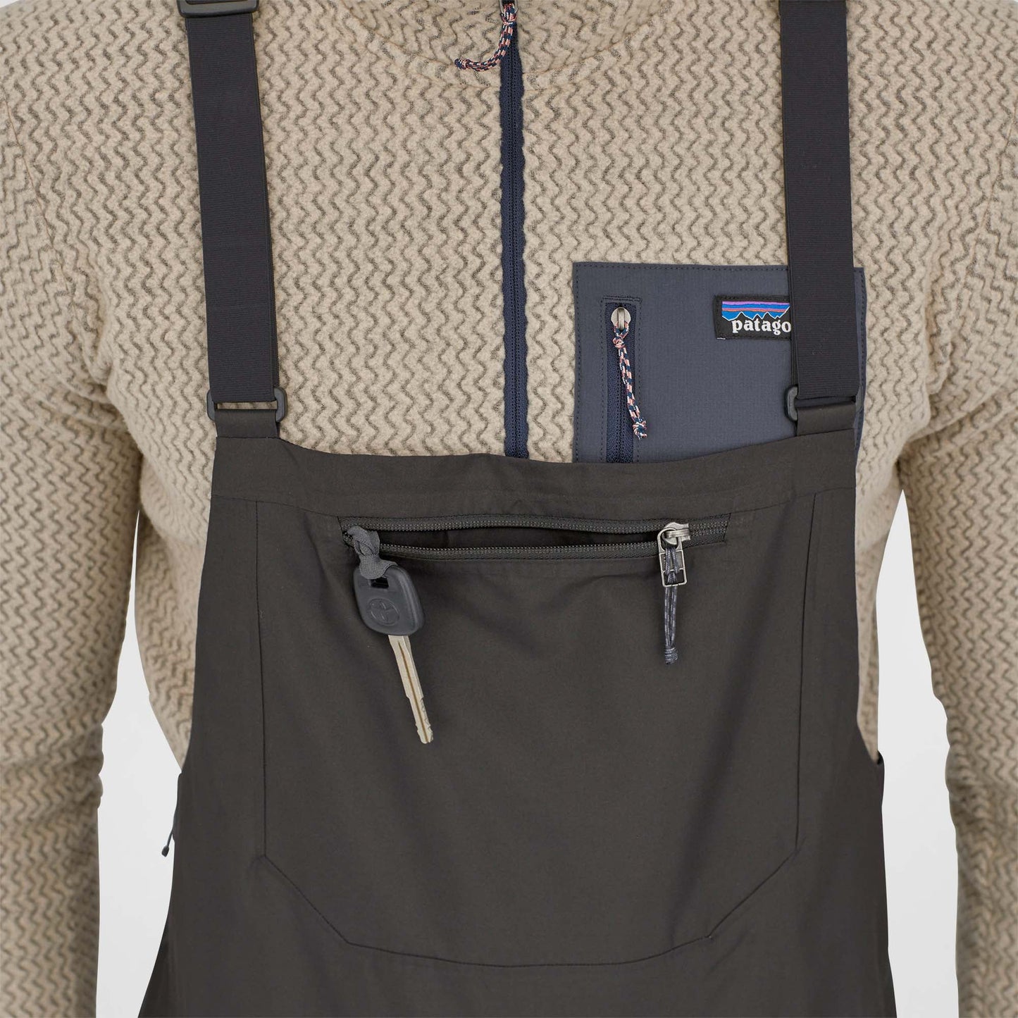 Powder Town Bibs | Black