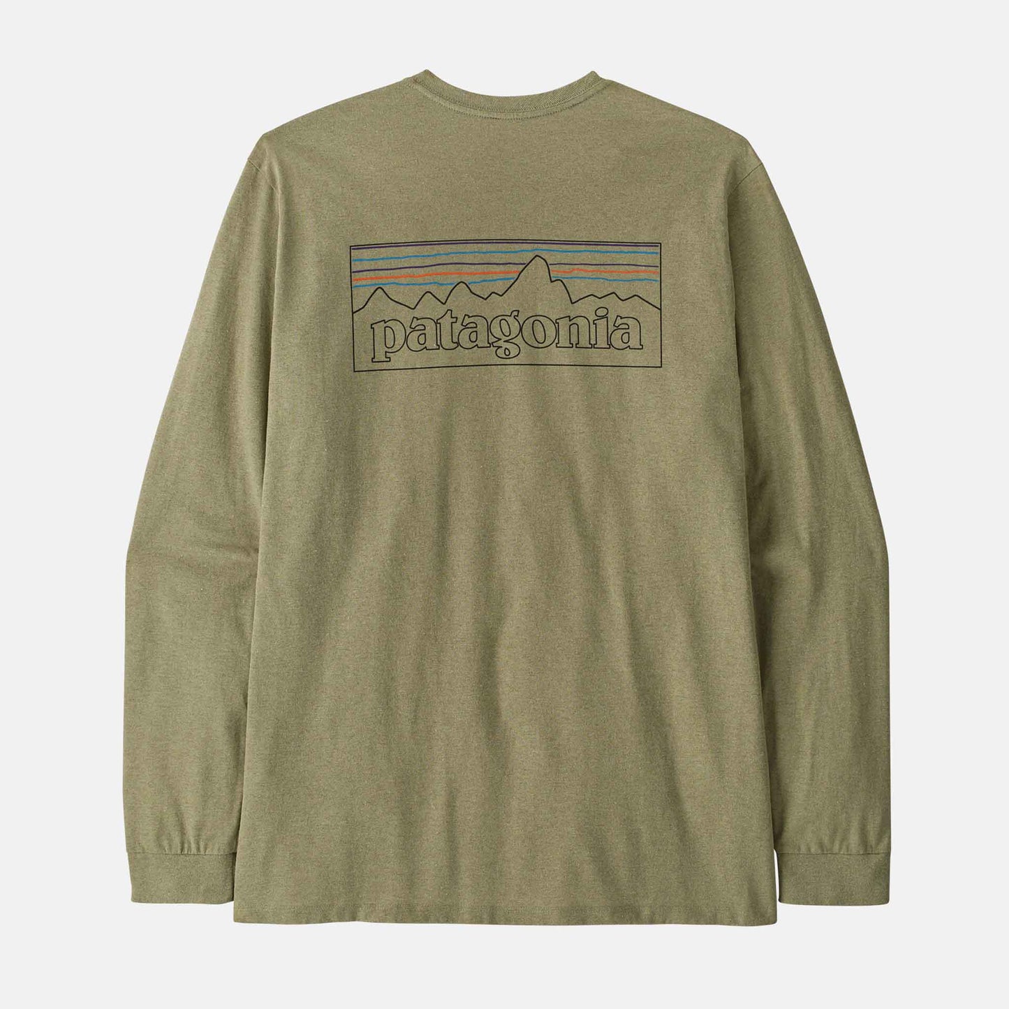 L/S P-6 Logo Responsibili-Tee | P-6 Outline Gumtree Green