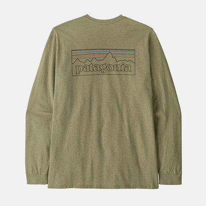 L/S P-6 Logo Responsibili-Tee | P-6 Outline Gumtree Green