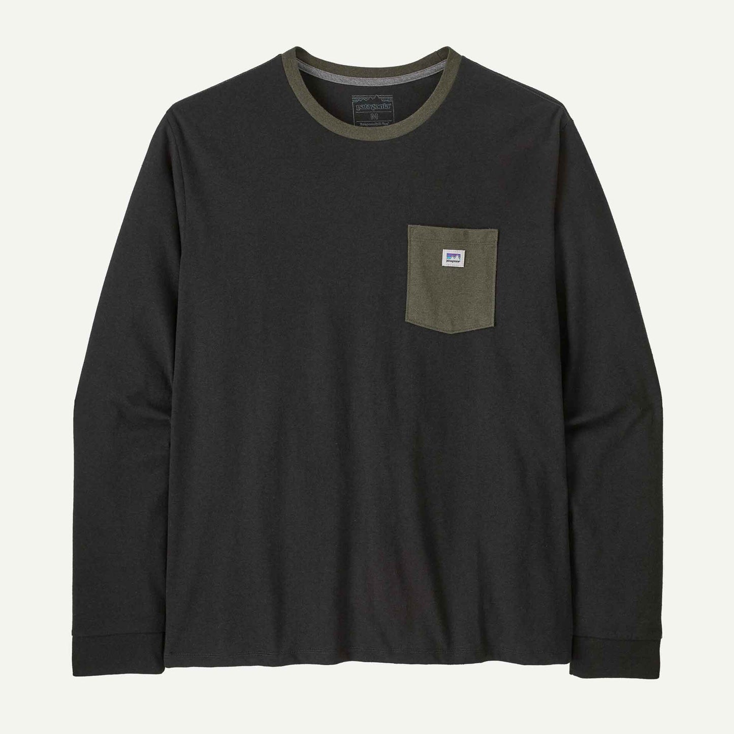 M's L/S Shop Sticker Pocket Responsibili-Tee | BLBN