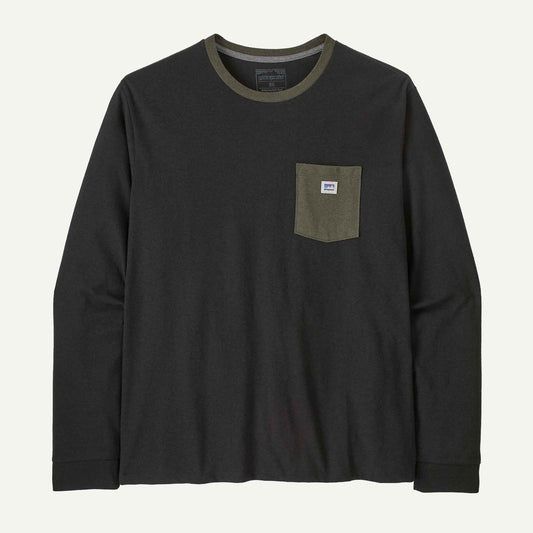 M's L/S Shop Sticker Pocket Responsibili-Tee | BLBN
