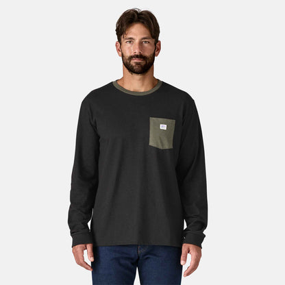 M's L/S Shop Sticker Pocket Responsibili-Tee | BLBN