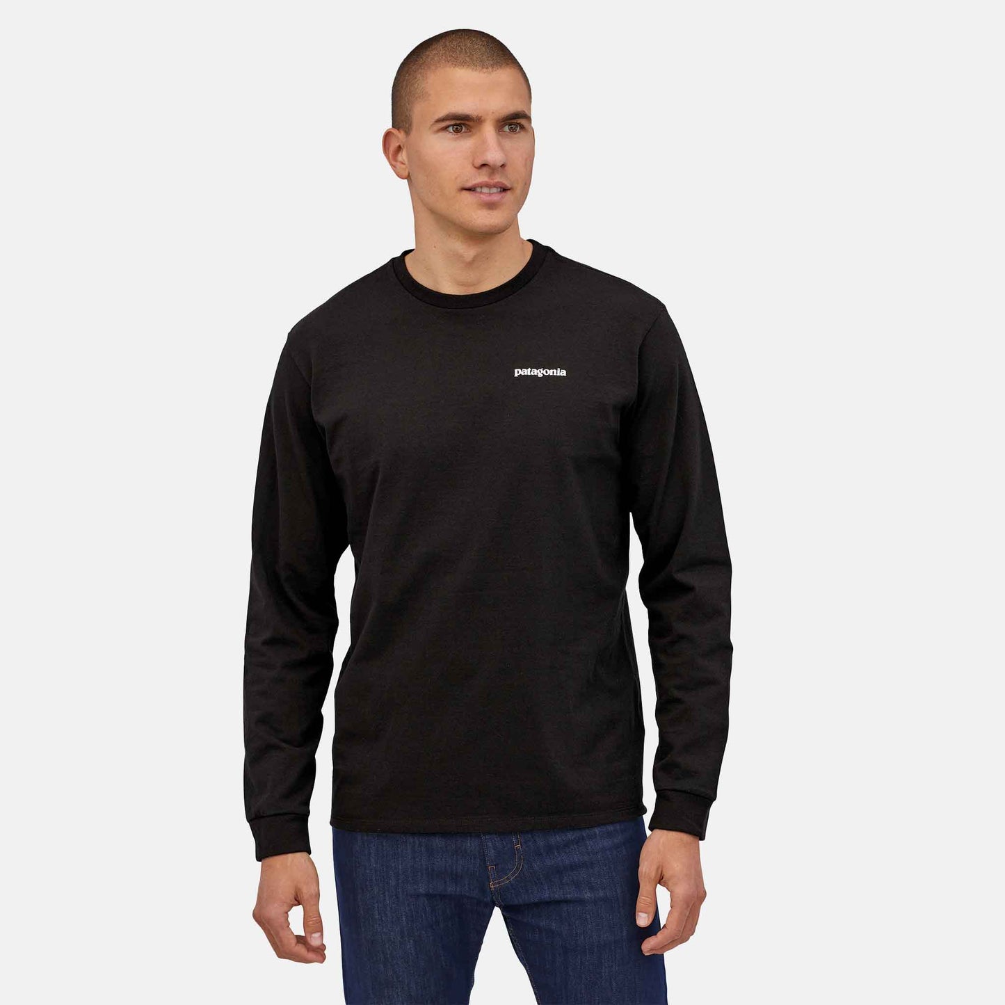 L/S P-6 Logo Responsibili-Tee | BLK