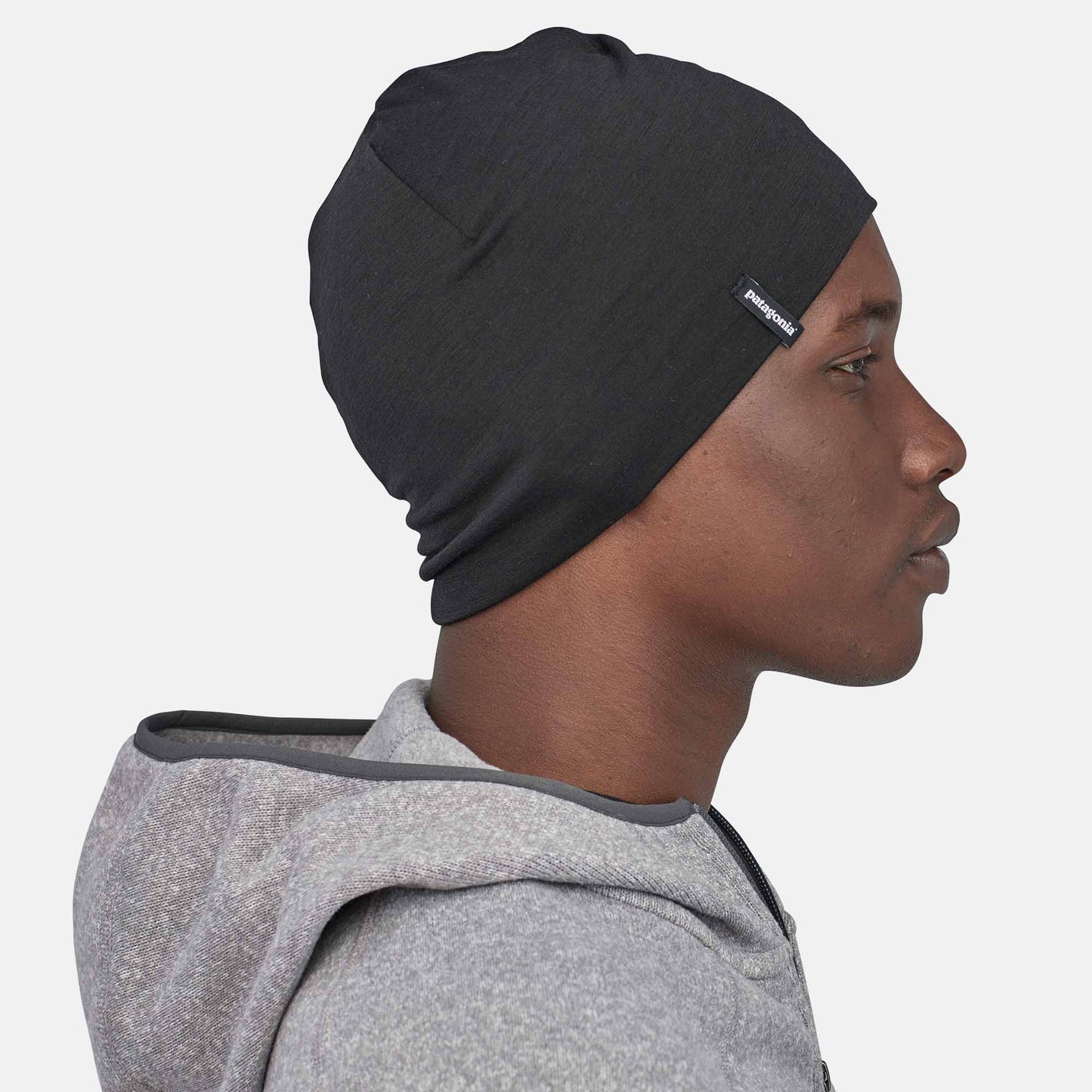 Overlook Merino Wool Liner Beanie | Black