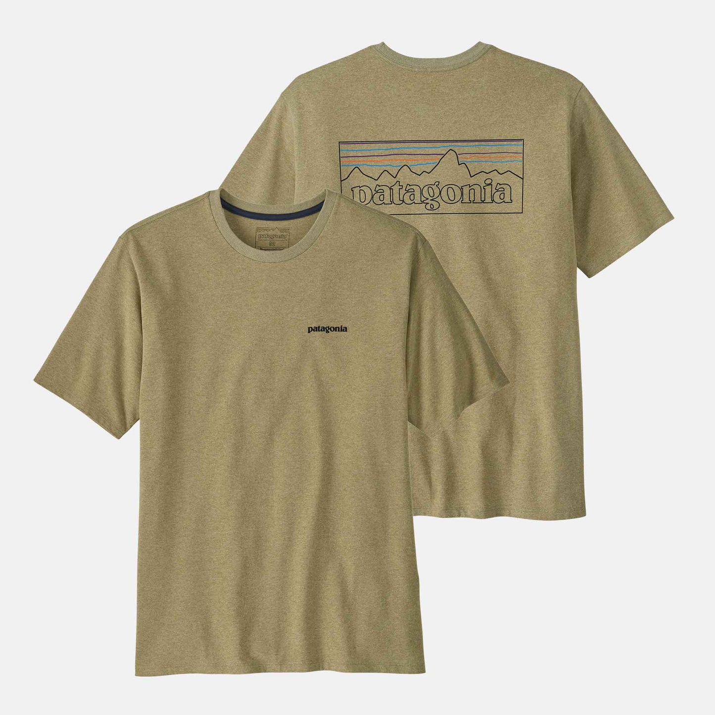 P-6 Logo Responsibility Tee | P-6 Outline Gumtree Green