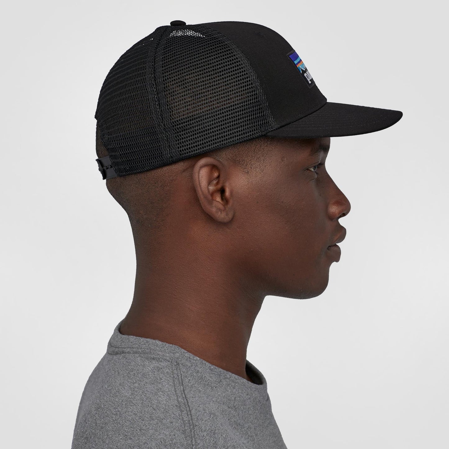 P-6 Logo Trucker Hat | BLK