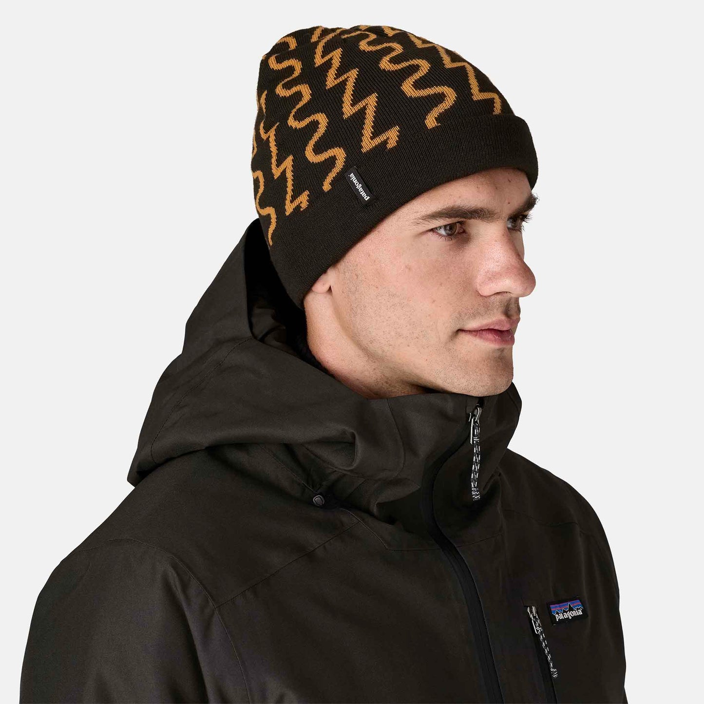 PowSlayer Beanie | Fresh Tracks: Black