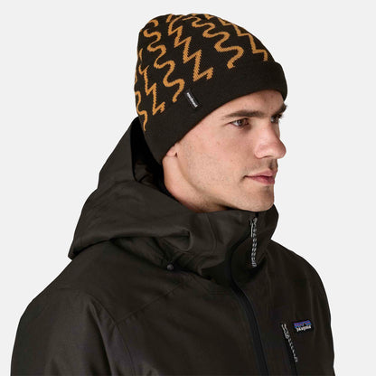 PowSlayer Beanie | Fresh Tracks: Black