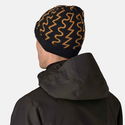 PowSlayer Beanie | Fresh Tracks: Black