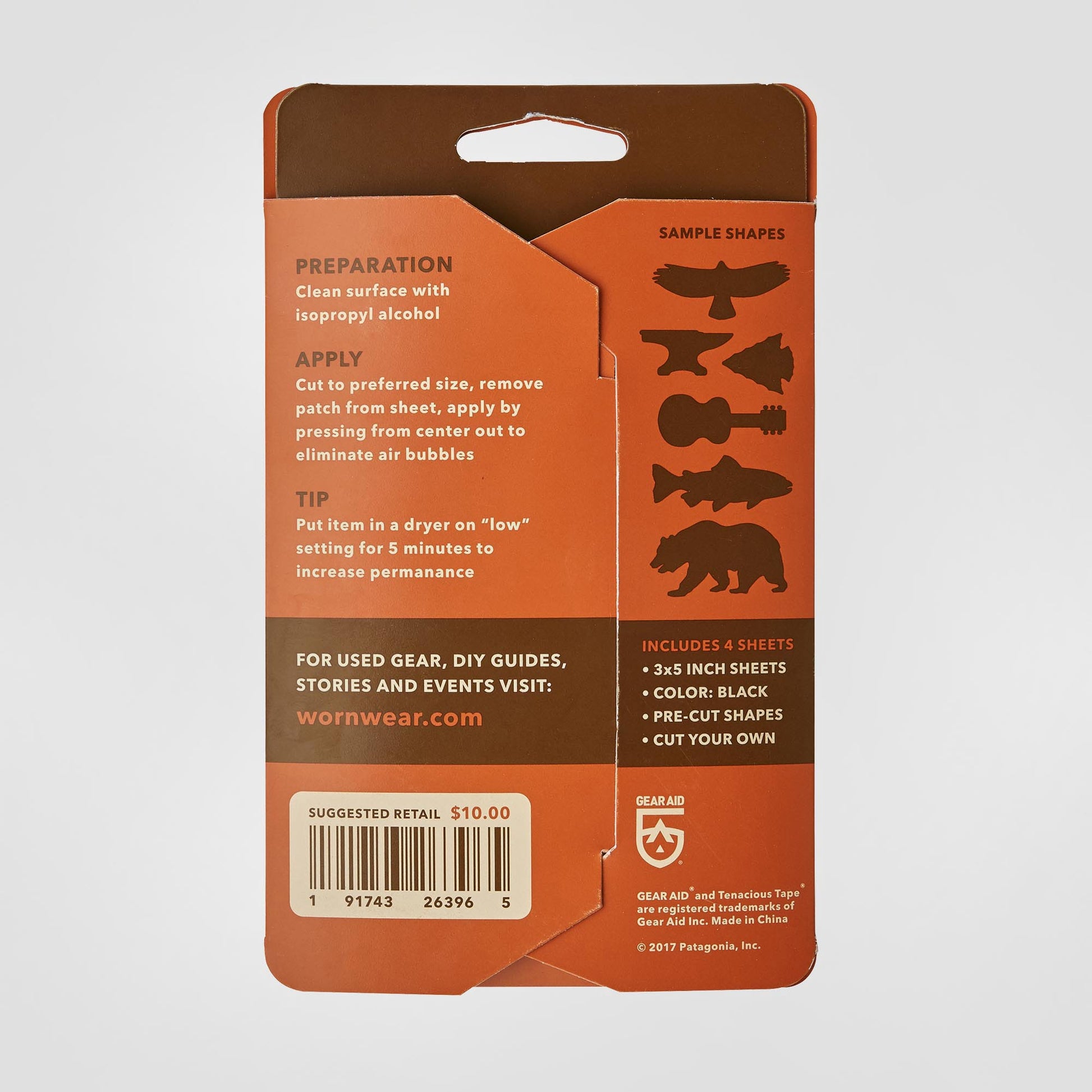 Tenacious Tape Patch For Patagonia Down Jacket Worn Wear Patch Kit