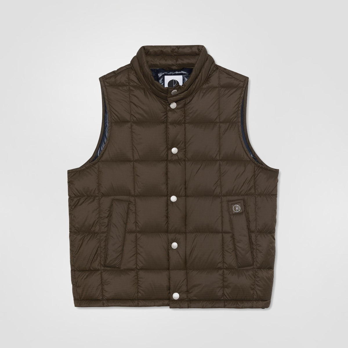 Lightweight Puffer Vest | Brown
