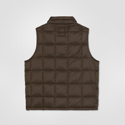 Lightweight Puffer Vest | Brown