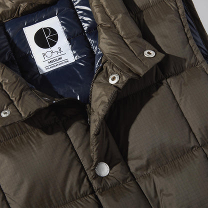 Lightweight Puffer Vest | Brown