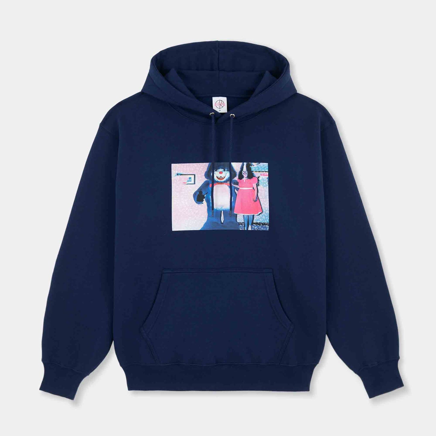 Dave Hoodie | Pink Dress | Dark Blue