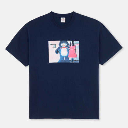 Tee | Pink Dress | Dark Blue