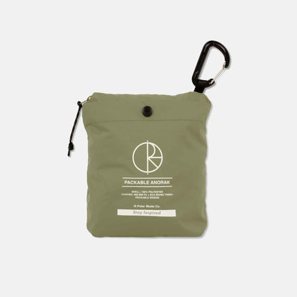 Packable Anorak Jacket | Dirty Green