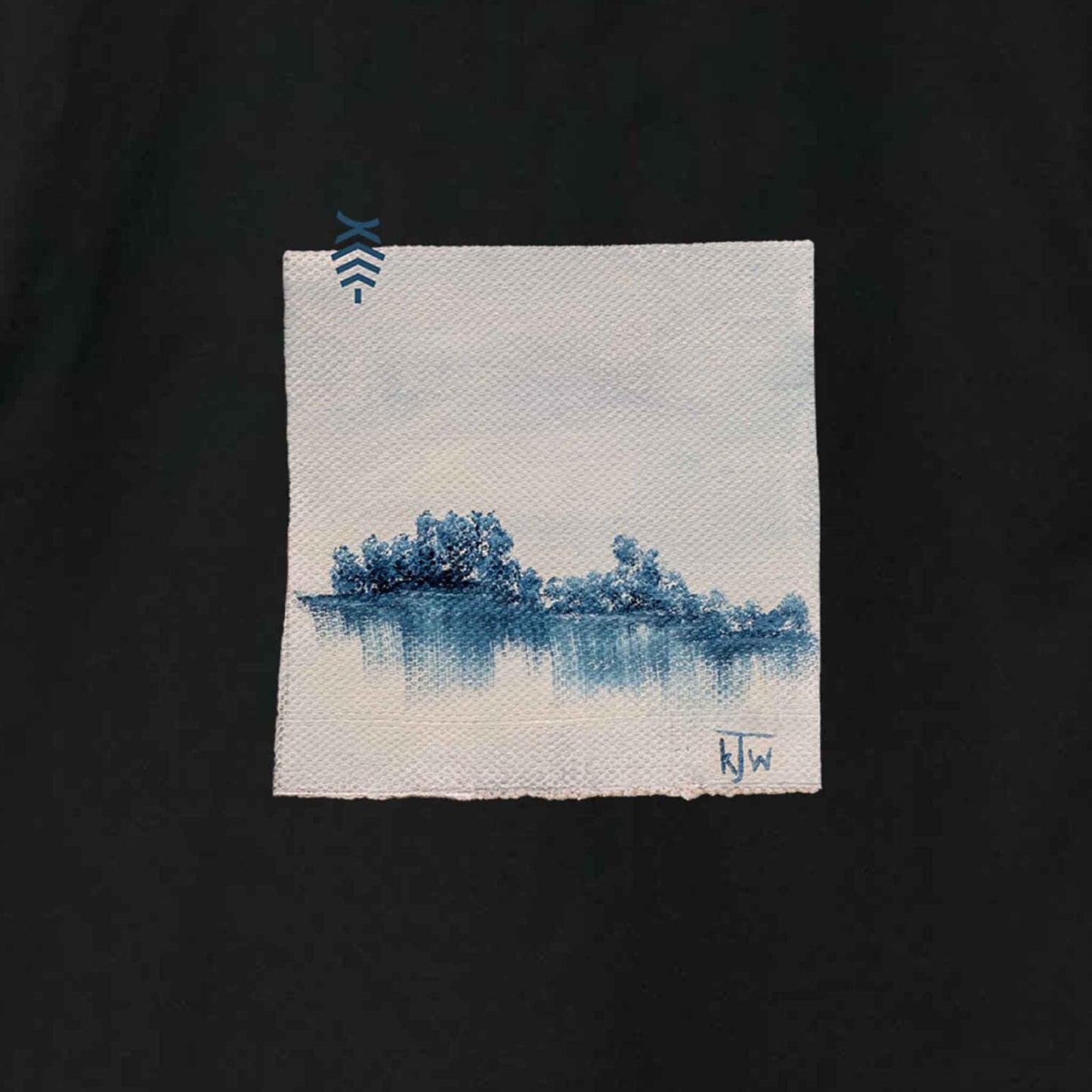 JW Blå Reflektioner Regular Tee | Svart