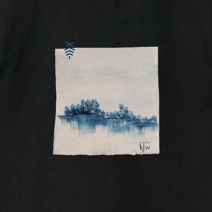 JW Blå Reflektioner Regular Tee | Svart