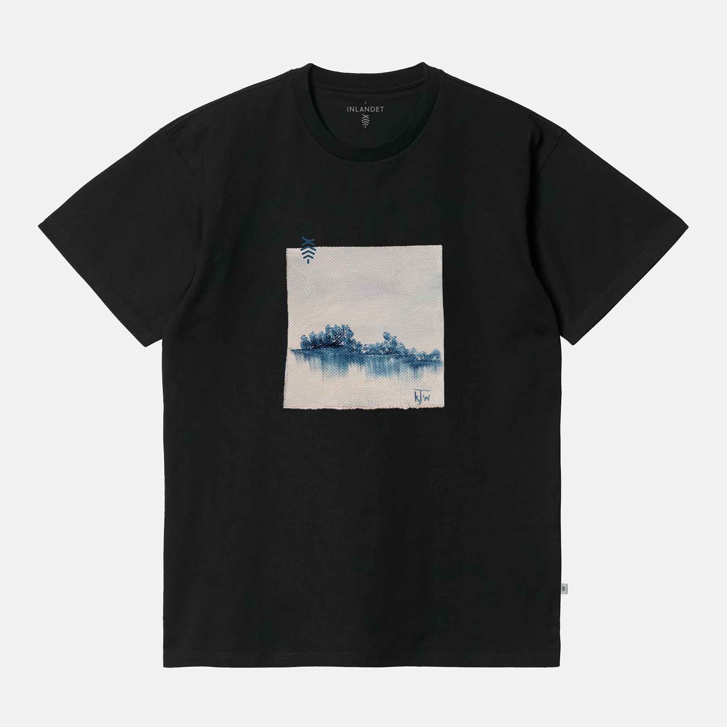 JW Blå Reflektioner Regular Tee | Svart