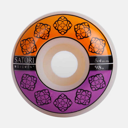 Two-Tone Link Logo Orange/Plurple - 54mm - 98a