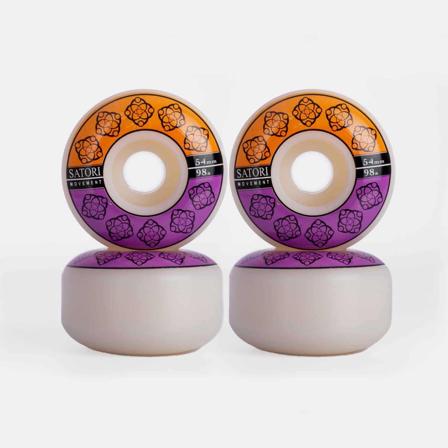 Two-Tone Link Logo Orange/Plurple - 54mm - 98a