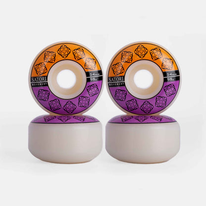 Two-Tone Link Logo Orange/Plurple - 54mm - 98a