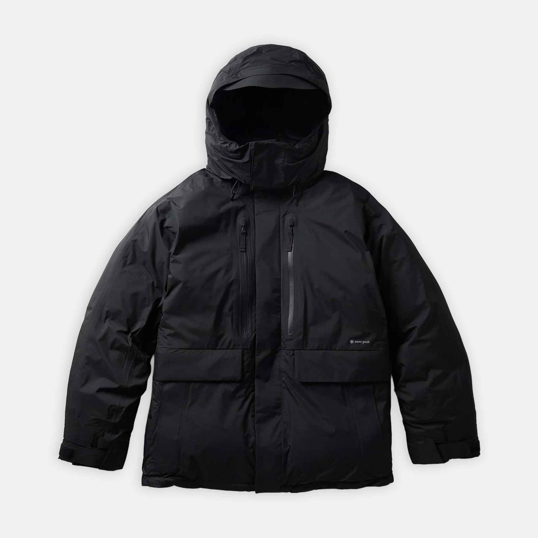 Snow Peak GORE-TEX Weatherproof Down Jacket | Black–INLANDET.se