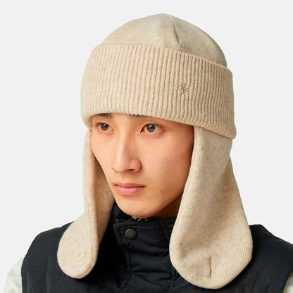 Knit Flight Cap | Ivory