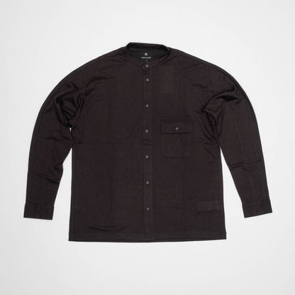 Pe/Wo Grid Shirt | Black