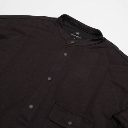 Pe/Wo Grid Shirt | Black