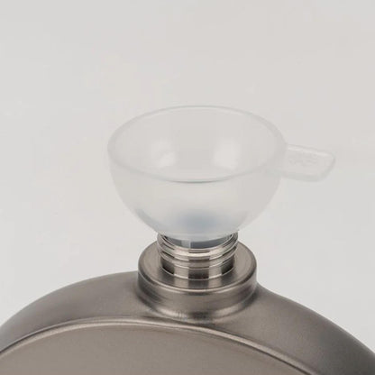 Round Titanium Flask in 150 ml