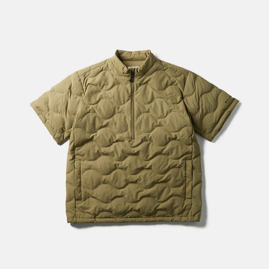 Seamless Quilted Down Pullover | Olive