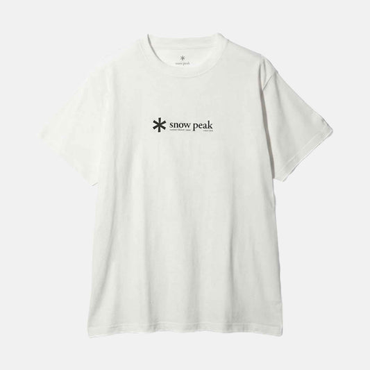 Soft Cotton Logo Short Sleeve T-Shirt | White