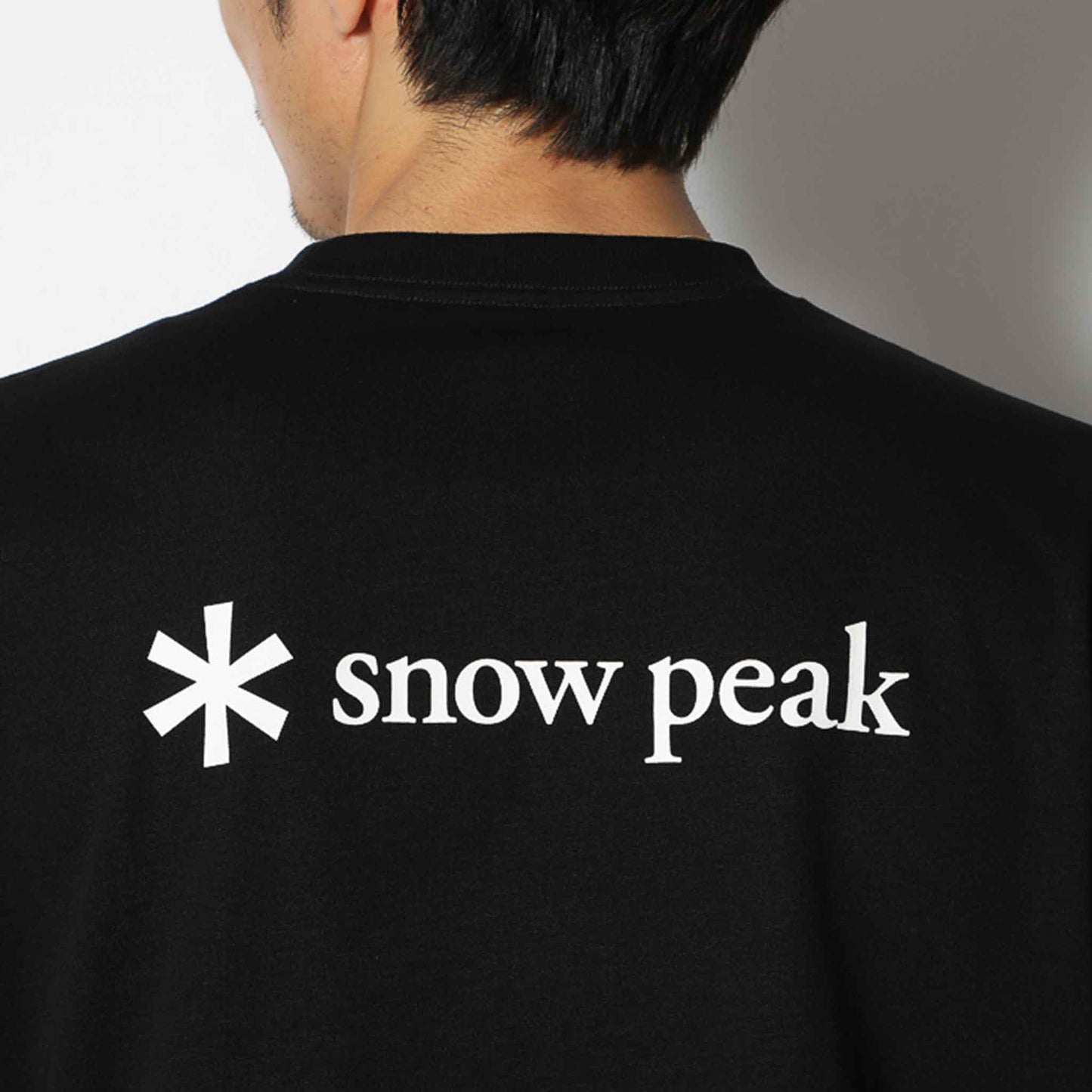 SP Back Printed Logo T shirt | Black