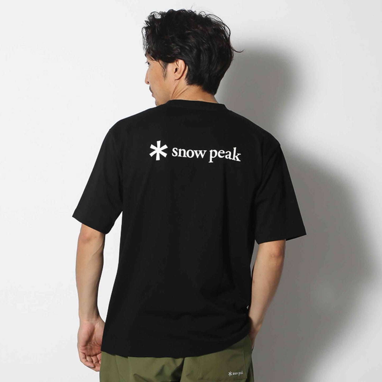 SP Back Printed Logo T shirt | Black
