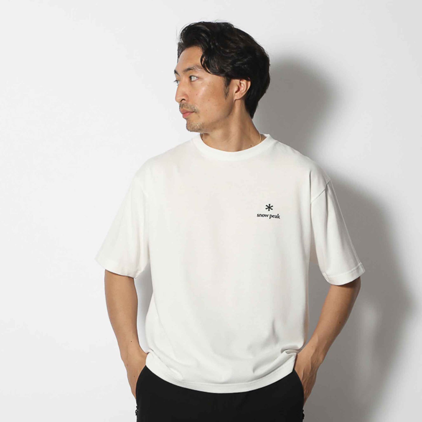 SP One Point Logo T shirt | White