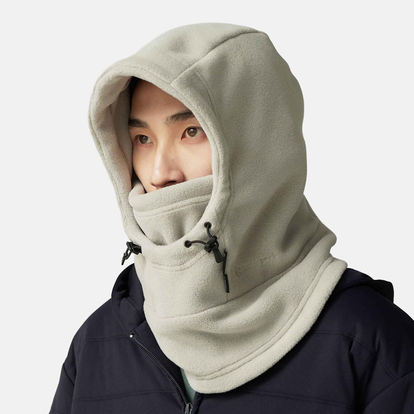 Water-Repellent Fleece Balaclava | Light Grey