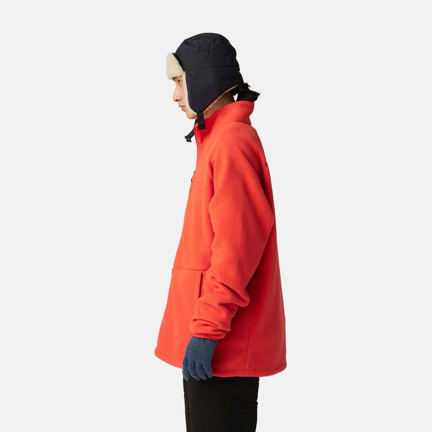 Water-Repellent Fleece Jacket | Orange