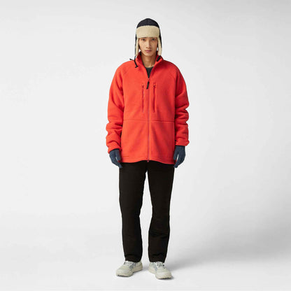 Water-Repellent Fleece Jacket | Orange