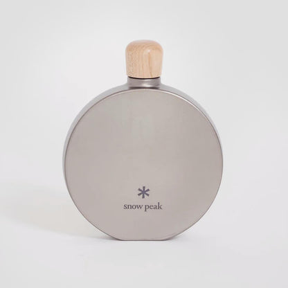 Round Titanium Flask in 150 ml